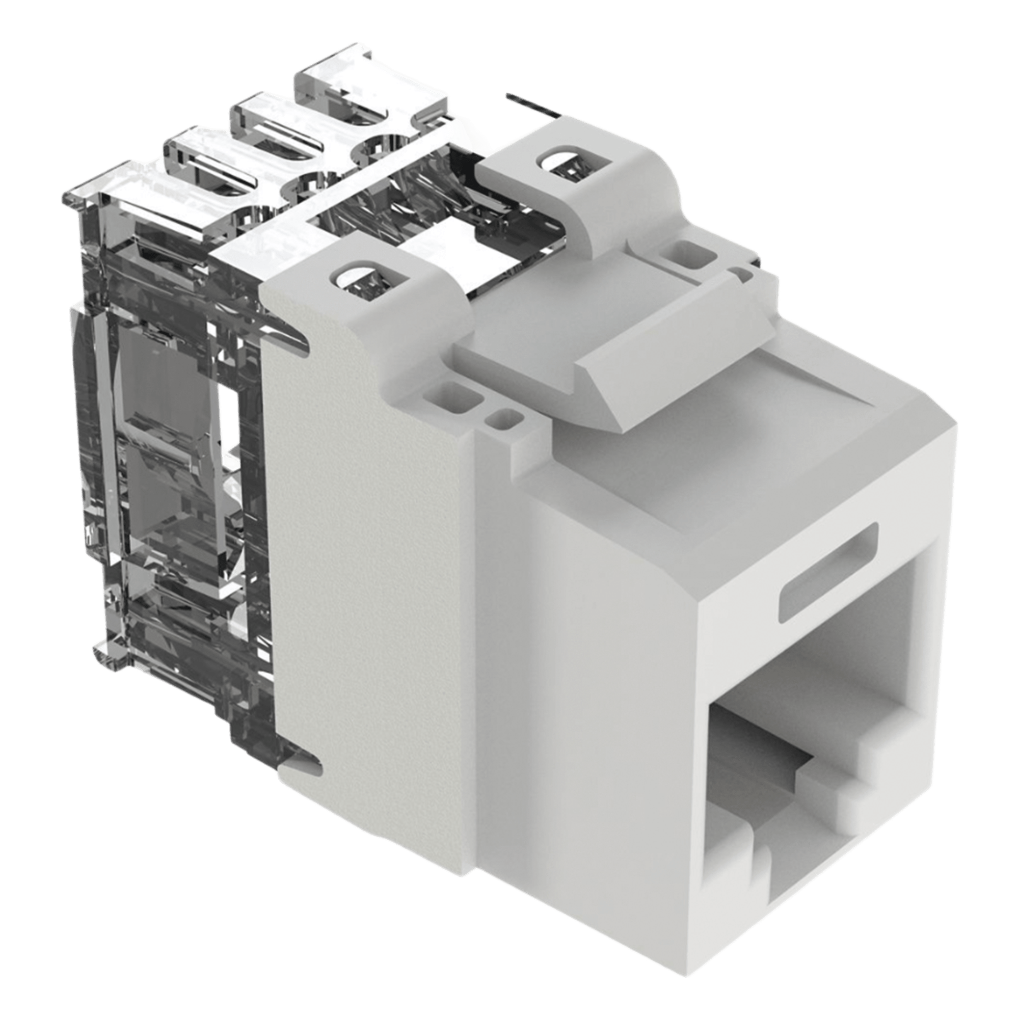 Jack Keystone / Cat 6A / Impacto 110 / UTP / 8P8C / Blanco — PANDUIT · SKU NK6X88MWH