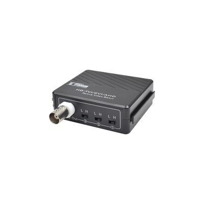 (TRANSCEPTOR) RECEPTOR DE VIDEO ACTIVO DE LARGO ALCANCE / 400 Metros con RECEPTOR ACTIVO TT4501T / Resolución 2 MP / Compatible con cámaras HD-TVI/CVI/AHD/CVBS / Protección Interconstruida contra sobretensión.