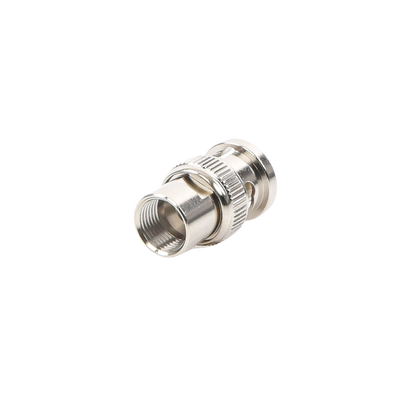 Conector BNC Macho de Rosca para Cable LP-142, RG-58/U, RG-142/U, Níquel, Oro, Delrin. .