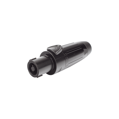 Conector Speakon | Hembra | 4 polos | carcasa negra | Cable AWG10 | 30A