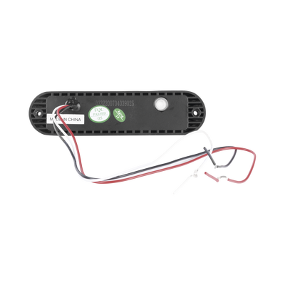 Luz Auxiliar Ultra Brillante IP67 de 6 LEDs, Color Rojo/Azul, con mica transparente y bisel negro