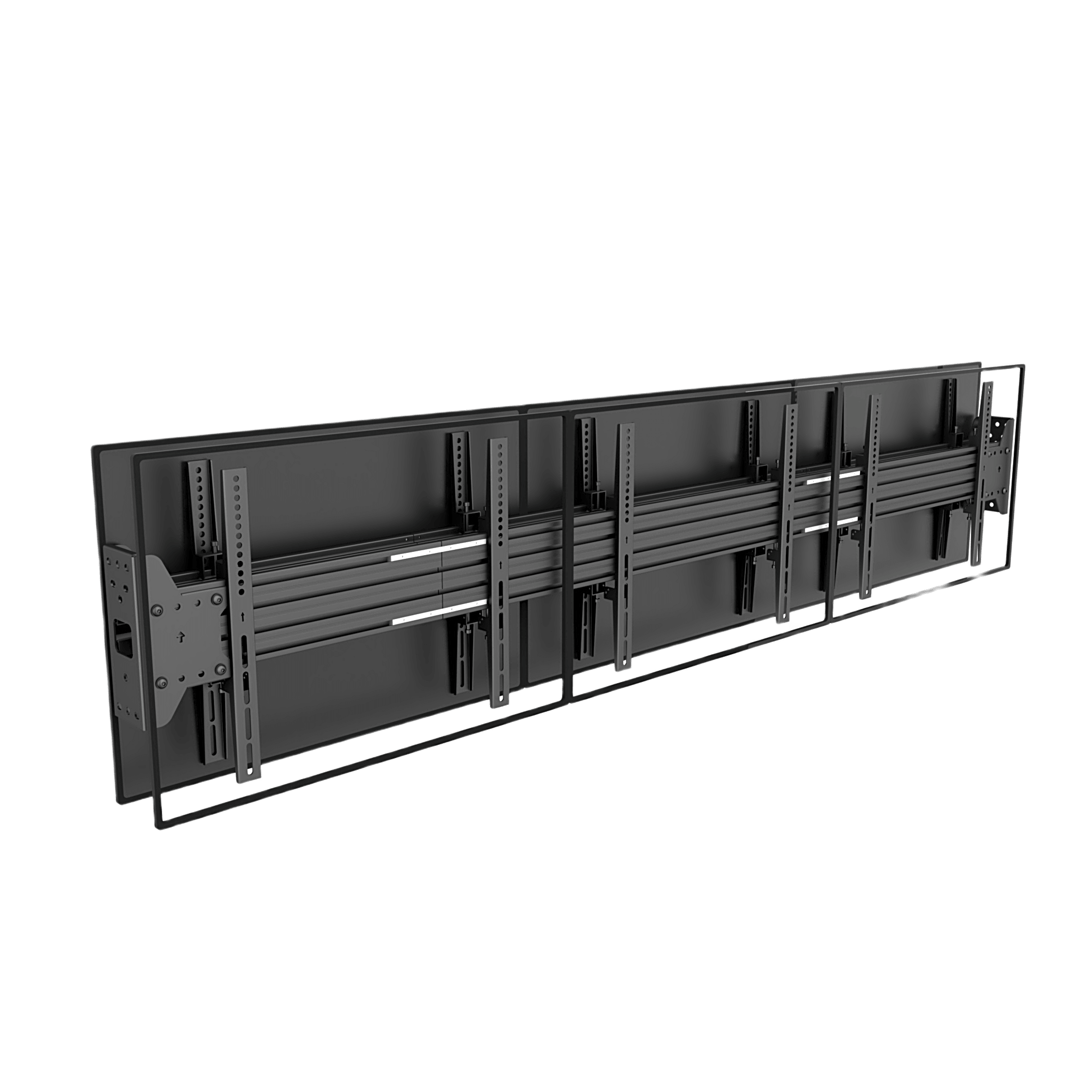 Accesorio_ Placa para Montaje doble de Pantallas Para Exhibicion de Pared a Pared| Dimensiones 225.2 mm x 126.2 mm x 95 mm
