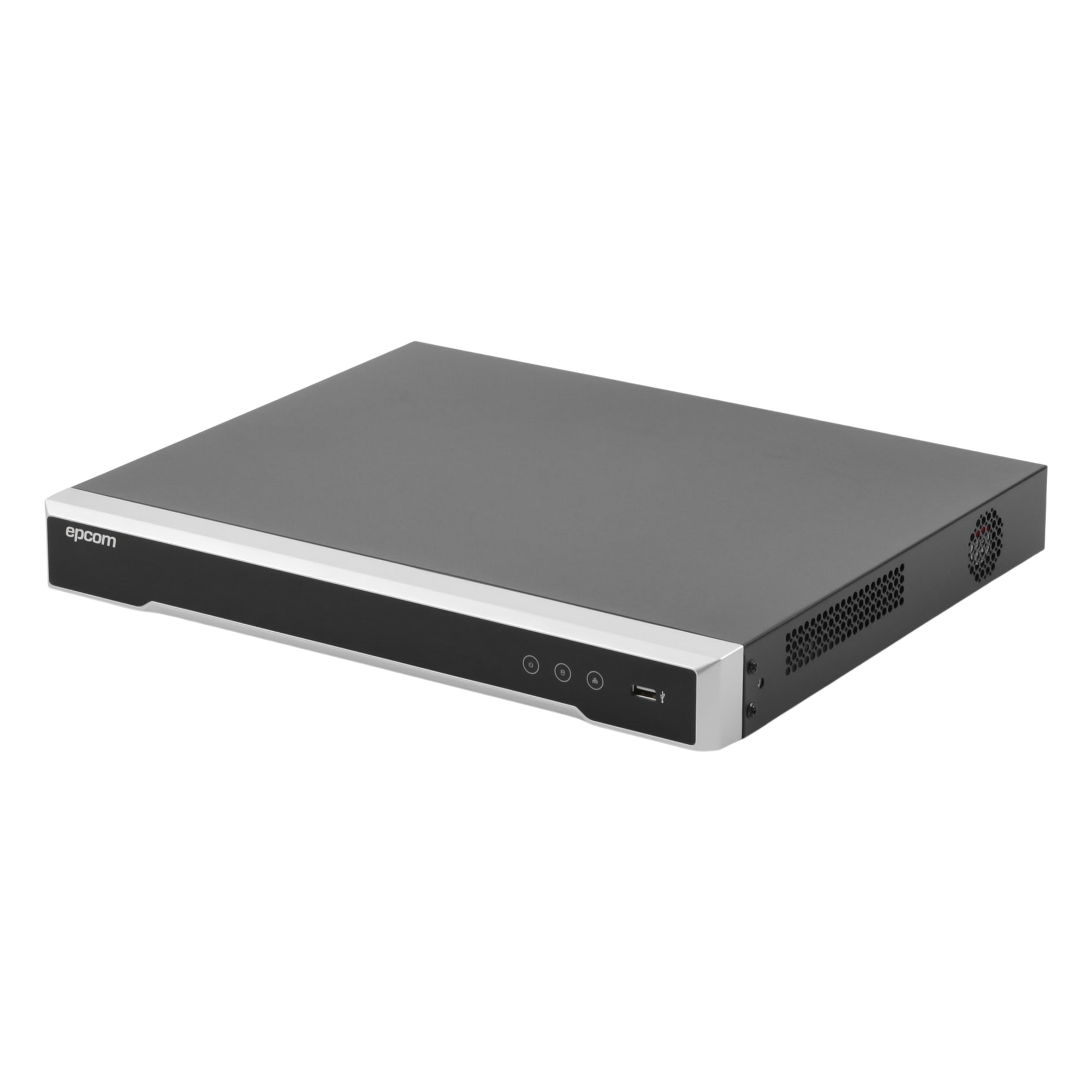 DVR 16 Canales 4K TURBOHD + 16 Canales IP / 8 Megapixel/ Audio por Coaxitron/ 2 Bahías de Disco Duro / 4 Canales de Audio / 16 Entradas de Alarma