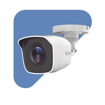 Bala TURBOHD 5 Megapíxel / Lente 2.8 mm (85° de Visión) / Exterior IP66 / IR EXIR 20 mts / TVI-AHD-CVI-CVBS/ Metal