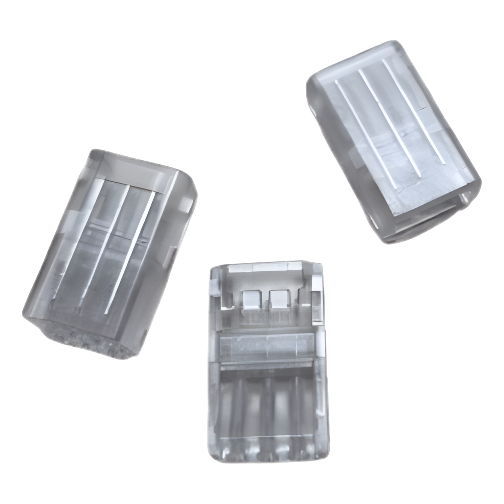 Conector wire-to-tape de 3 pines para tira LED, paquete de 10, sistema Lutron Tape Light — LUTRON RADIORA 3 · SKU LUCK1TW