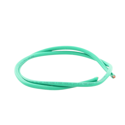 (SLLU22) Cable de Cobre Recubierto THW-LS Calibre 4 AWG 19 Hilos Color Verde (Venta por Metro)