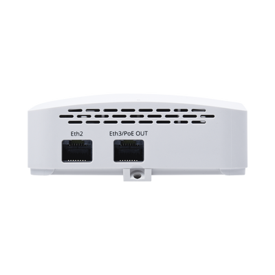 Access Point WiFi cnPilot e425H Indoor Wall Plate, doble banda, Wave 2, antena beamforming, 2 puertos de salida (1x PoE Gigabit y 1x Ethernet Gigabit)