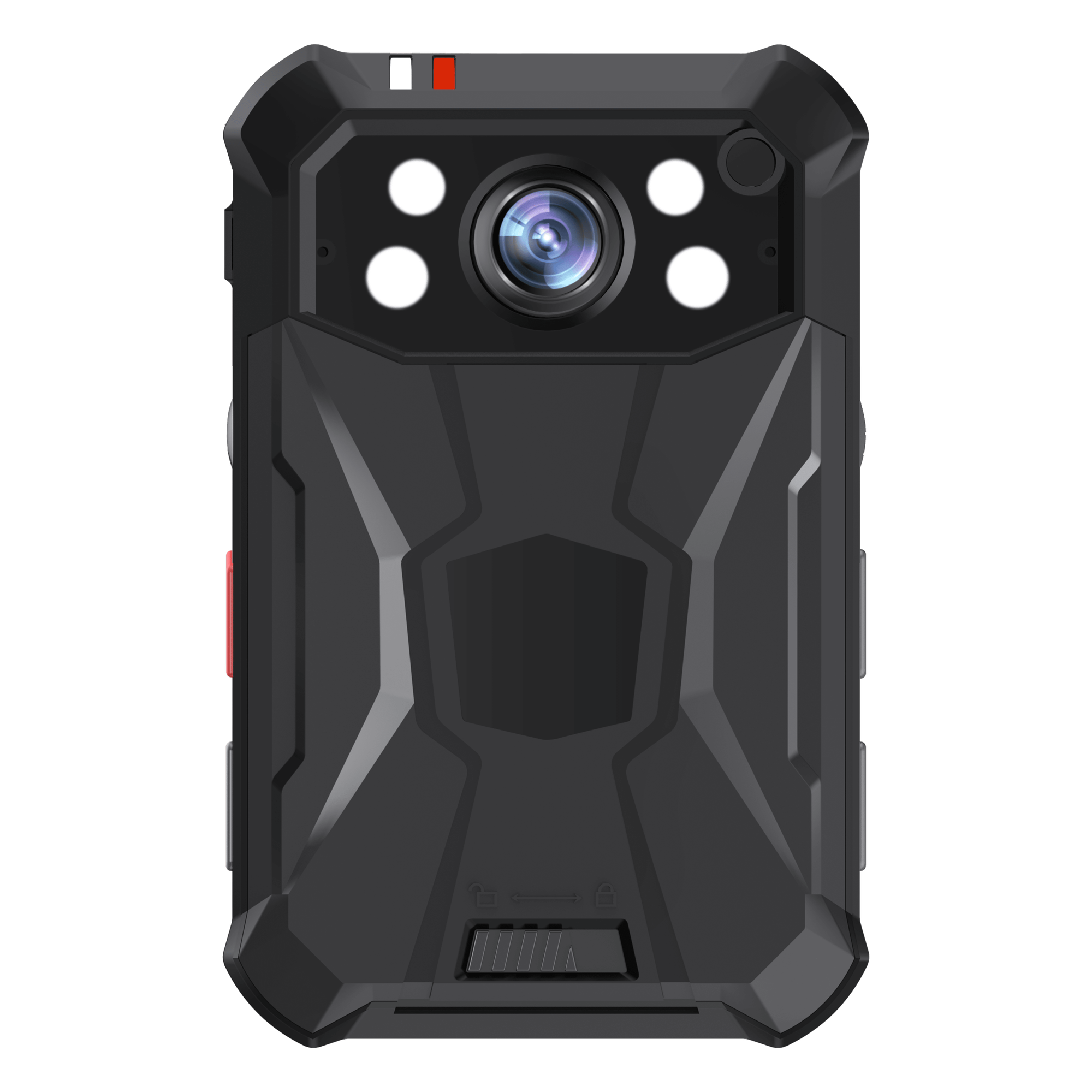 Body Camera Portátil / Grabación 2K a 30 fps / 40 MP Fotos / IP68 MIL-STD-810G / 4G WiFi GPS / 64 GB / Pantalla 2.4" LCD / PTT y SOS — HIKVISION · SKU DS-MCW409/SE/64G/GLE(C)