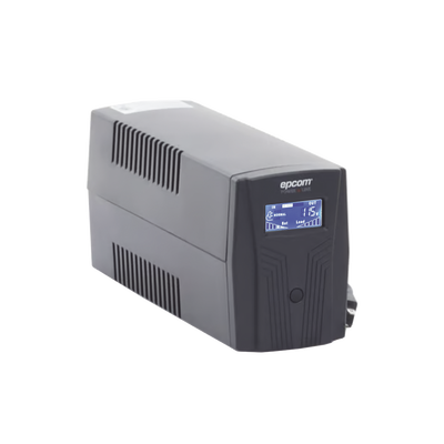 UPS de Línea Interactiva / 600 VA / 360 W / 120 Vca / 4 Tomas NEMA 5-15R / Pantalla LCD / AVR Boost y Buck