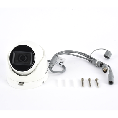 Turret TURBOHD 5 Megapixel / Lente 2.8 mm / 30 mts IR EXIR / Exterior IP67 / Metal / 4 en 1 / dWDR
