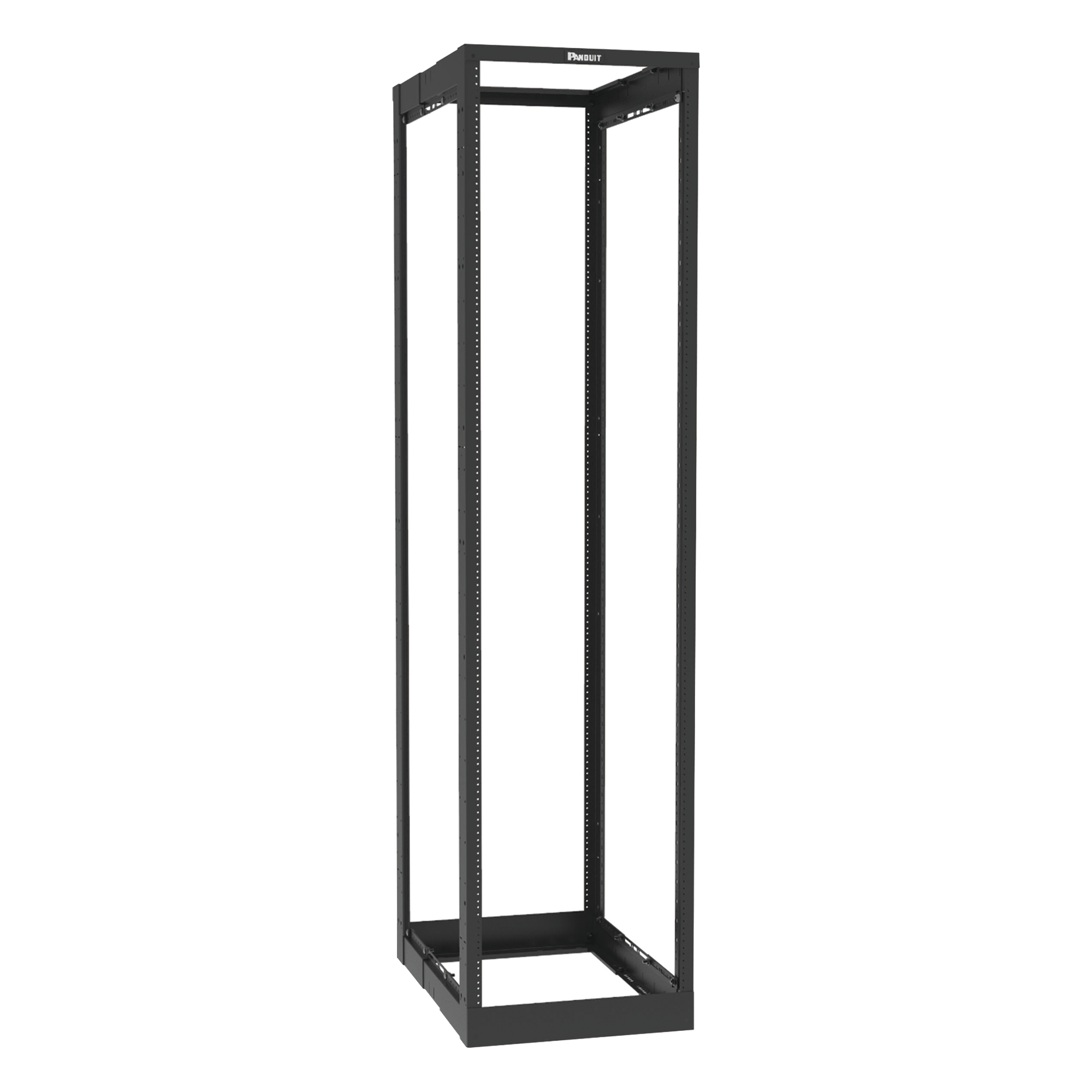 Rack de Cuatro Postes / 45 Unidades de Rack / Profundidad Ajustable 23 a 42 in / Carga Estática 907.2 kg / Rieles Roscados #12-24 / Estándar 19" — PANDUIT · SKU AR4P