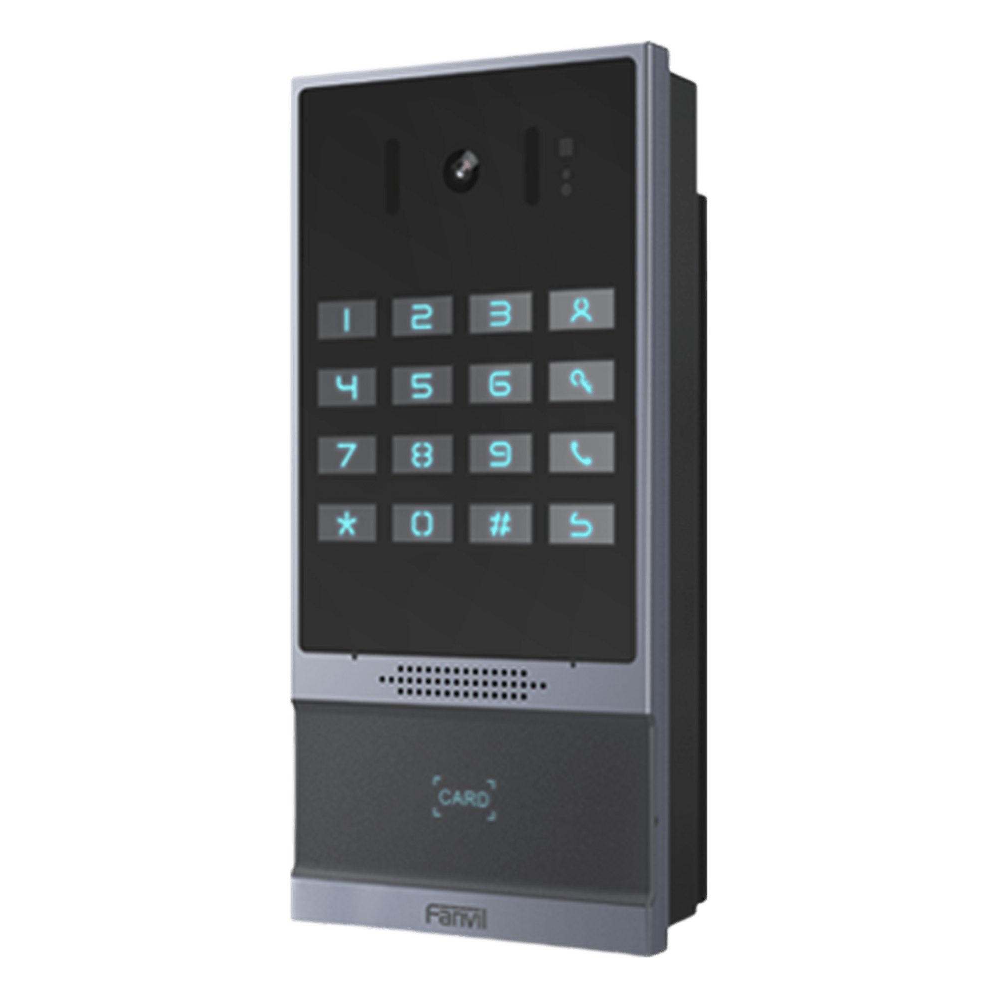 Videoportero SIP para Control de Acceso, Teclado numérico iluminado, 2 relevadores, anti-vandálico, IP66 y IK07, PoE — FANVIL · SKU I64