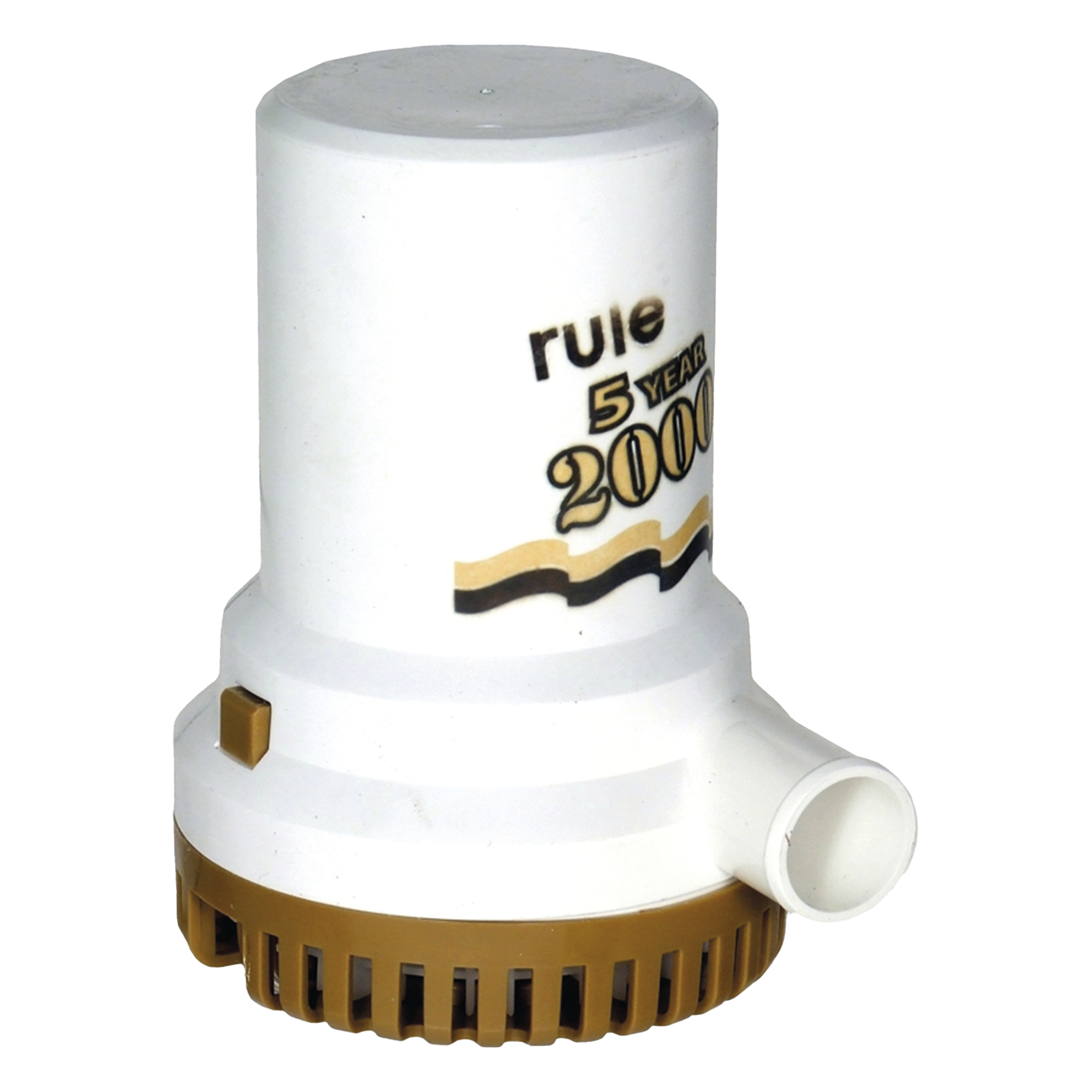 Bomba sumergible de achique serie gold de 2000 galones por hora a 12 Volts de corriente directa. — RULE · SKU 09R
