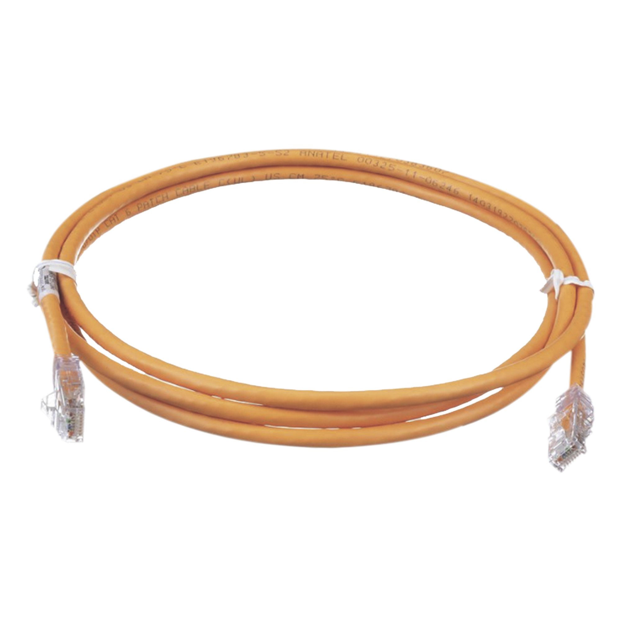 Cable de Parcheo TX6, UTP Cat6, 24 AWG, CM, Color Naranja, 0.91 Metros (3 Pies) — PANDUIT · SKU UTPSP3ORY