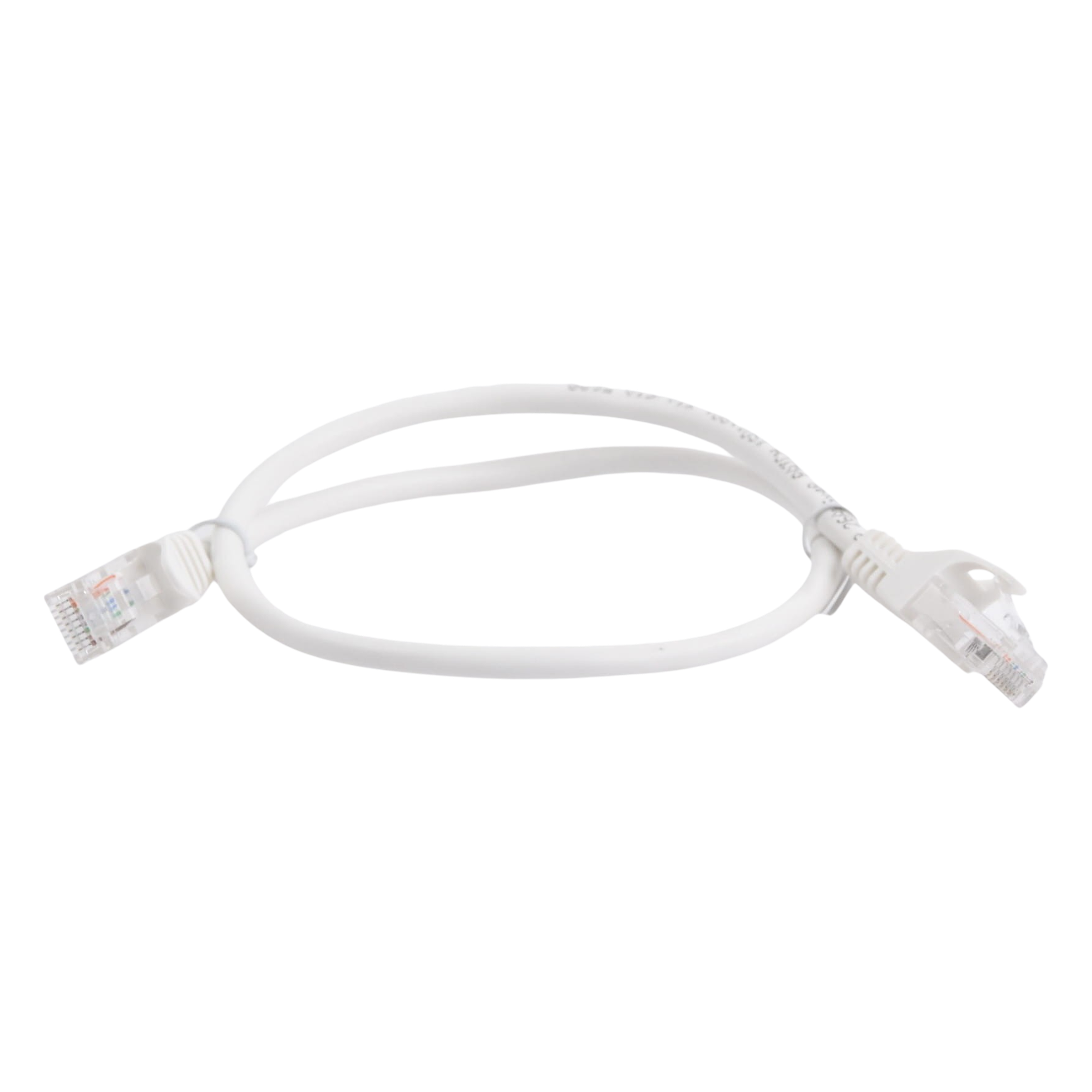 Cable de Parcheo UTP Cat5e / 0.5 Metros (1.64 Pies) / 100 Ohms / Blanco