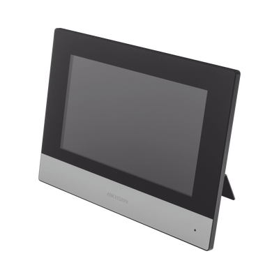 Monitor IP WiFi Touch Screen 7" para Videoportero IP / Vídeo en Vivo / PoE Estándar / Apertura Remota / Llamada Entre Monitores / Audio de dos vías / Policarbonato