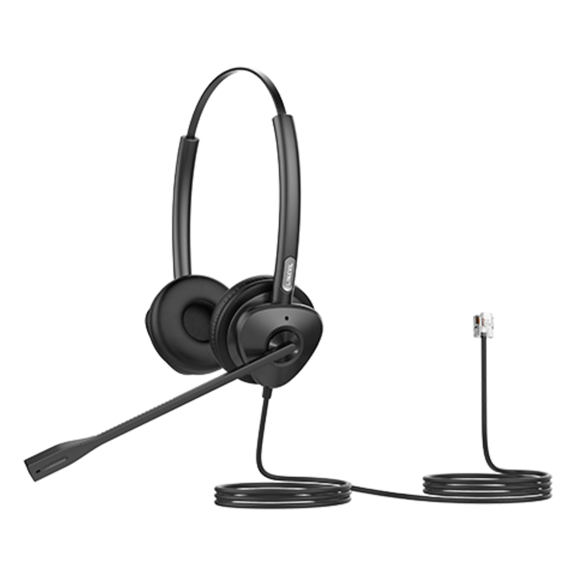 Diadema Binaural con Audio HD y Brazo Ajustable de 260°, Conexión RJ9 y Sonido de Alta Definición — FANVIL · SKU HT302