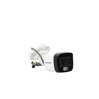 [Dual Light + ColorVu] Bala TURBOHD 2 Megapixel (1080p) / Lente 2.8 mm / 30 mts IR EXIR + 20 mts Luz Blanca / Micrófono Integrado / Gran Angular 101° / Exterior IP67 / 4 Tecnologías