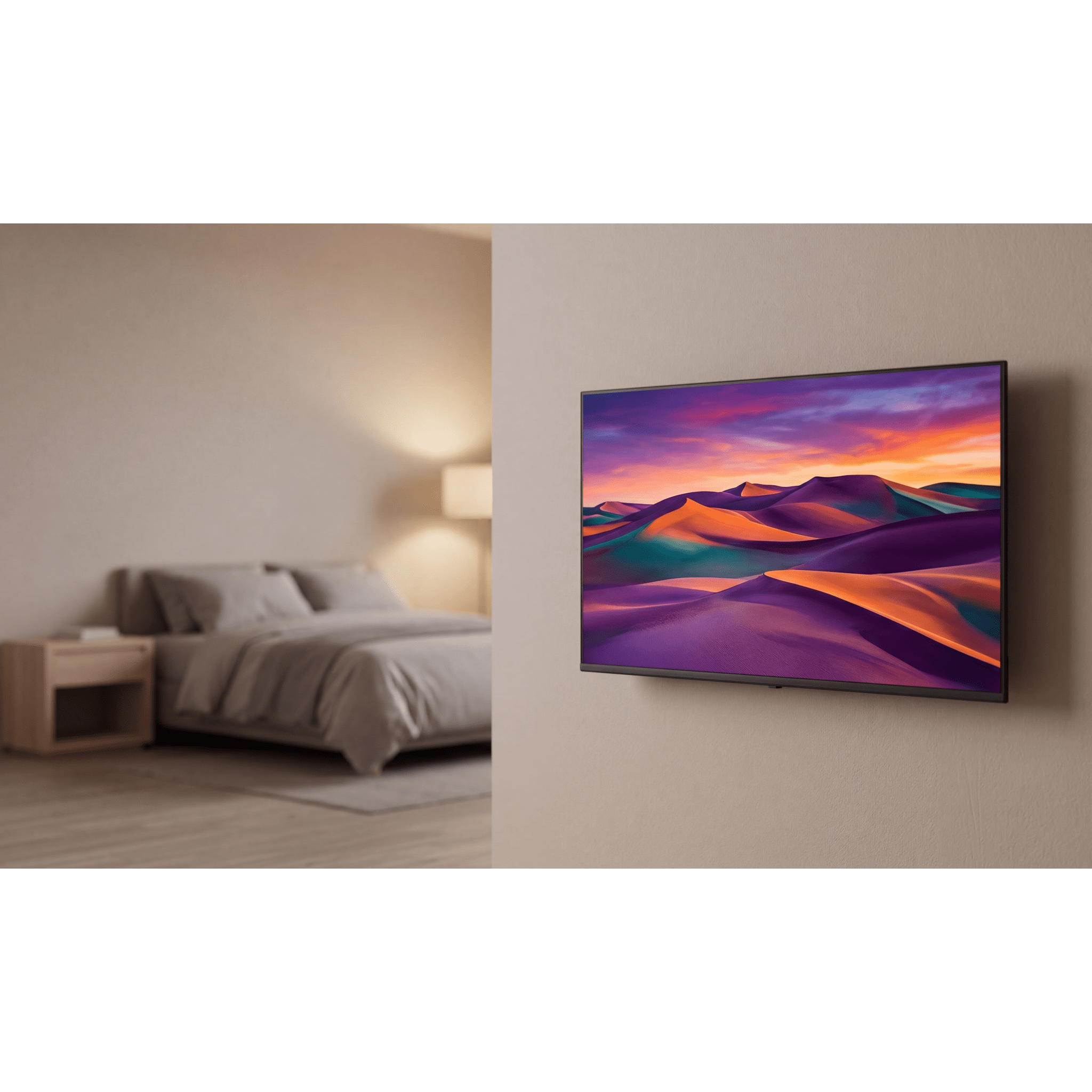 SmartTV QLED 32 Pulgadas / Resolución 1366 × 768 / 3 Puertos HDMI / WiFi Integrado / Smart TV ROKU / VESA 100 × 100 mm