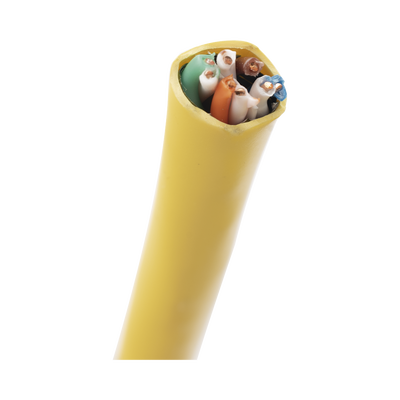 Bobina de Cable UTP de 4 Pares, Vari-MaTriX HD, Cat6A, 23 AWG, CMR (Riser), Color Amarillo, 305 Metros (1000 Pies)