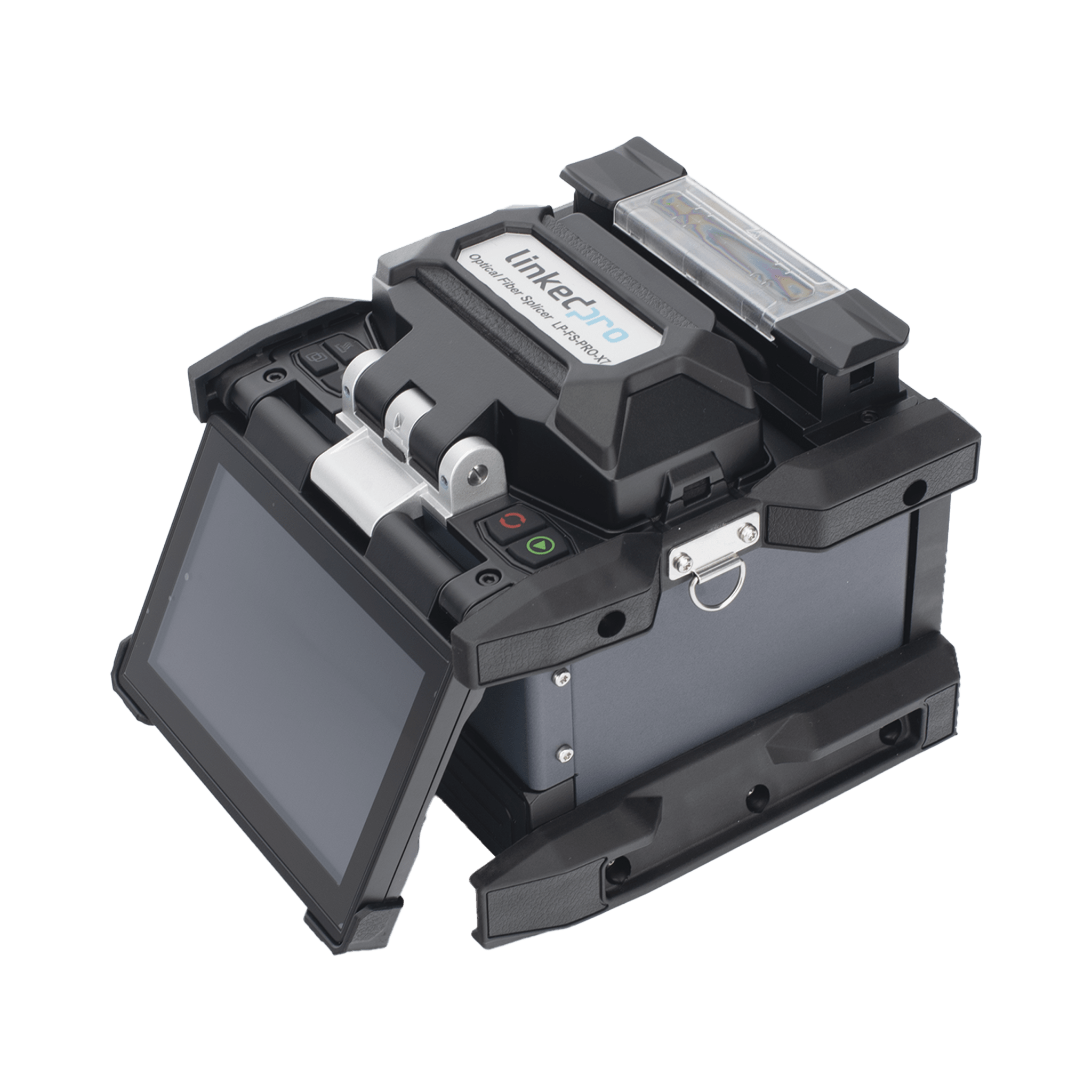 Fusionadora de Fibra Óptica con GPS para Fibra Óptica Multimodo y Monomodo / Alineación por Núcleo / 6 Motores para Mejor Precisión en el Empalme / Capacitación básica virtual gratuita