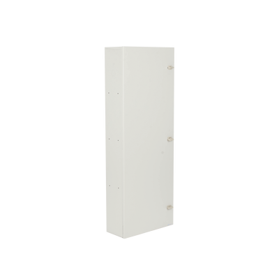 Gabinete para instalación de 4 Baterías , Fabricado en Lámina Galvanizada, Accesorios para poste (No incluidos)