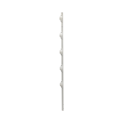 Poste de Paso para Cerca Eléctrica / Acero Galvanizado en Caliente / 5 Aisladores / Longitud 1.2 m (3.9 ft) / Diámetro 25 mm (1 in) / Peso 0.92 kg
