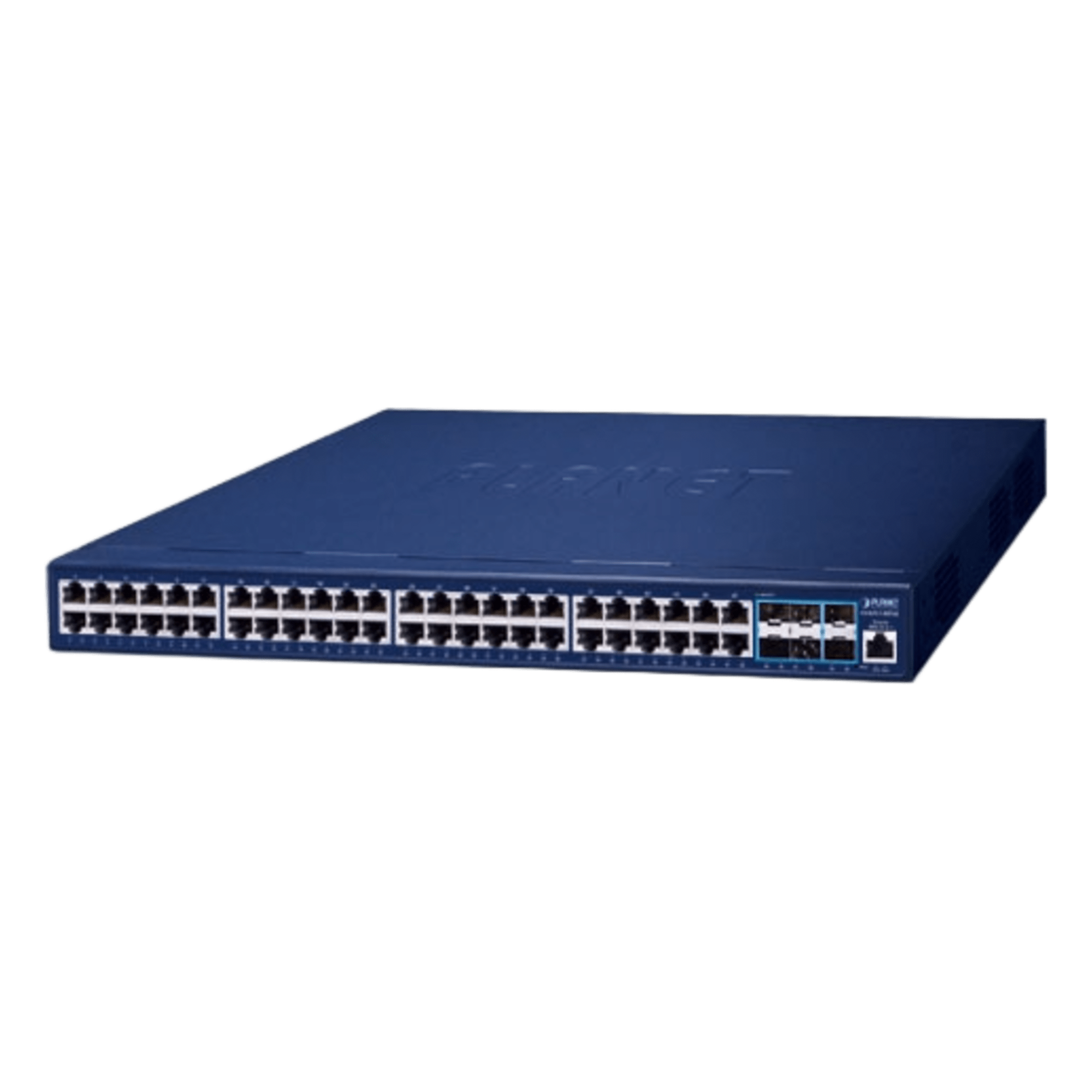 Switch Gestionado Capa 3 / 48 Puertos Gigabit + 6 Puertos 10G SFP+ / Routing IPv4/IPv6 / NMS Integrado / QoS Avanzado / Seguridad Empresarial — PLANET · SKU GS-6311-48T6X