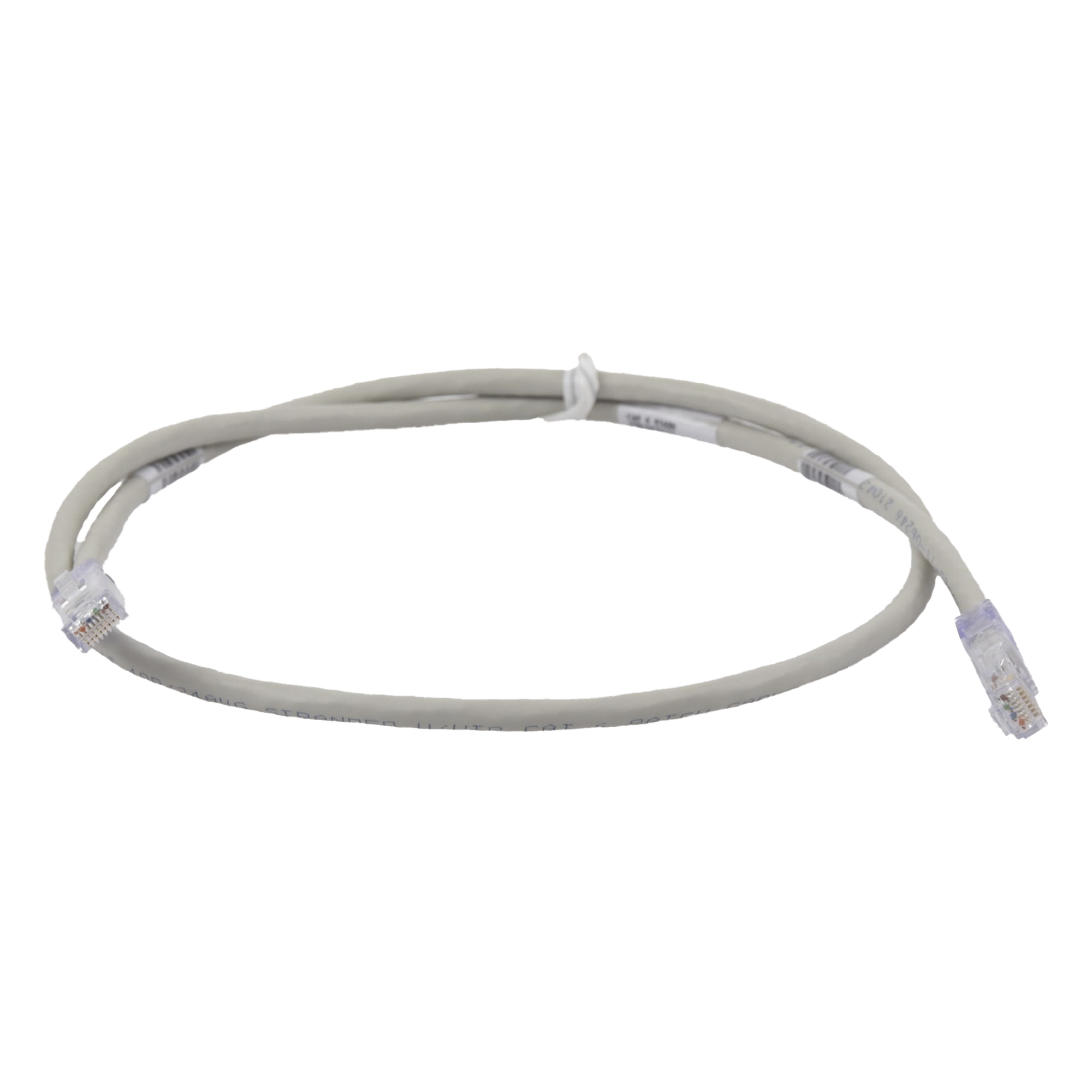 Cable de Parcheo TX6, UTP Cat6, 24 AWG, CM, Color Gris, 0.91 Metros (3 Pies)