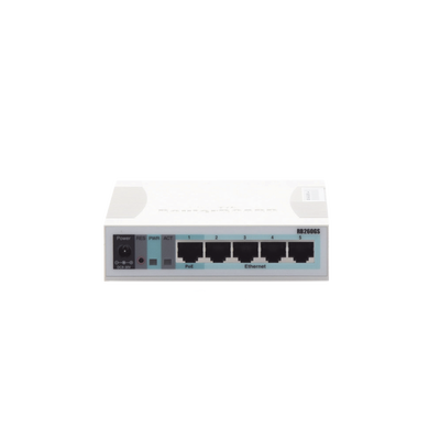 Switch Mikrotik 5 puertos Gigabit Ethernet y 1 SFP