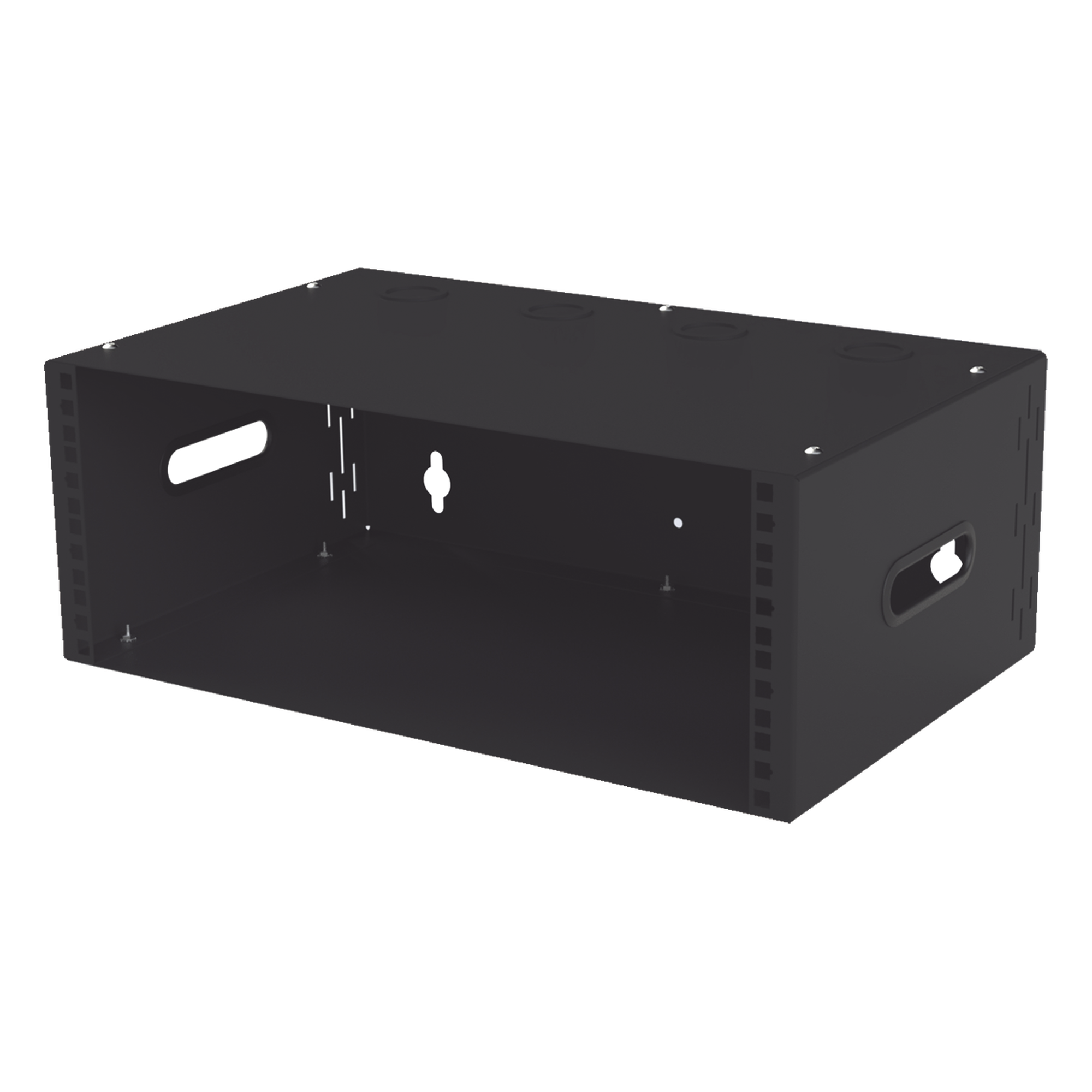 Gabinete para Montaje en Pared liviano, 4 Unidades de rack, Profundidad máxima de trabajo 250 mm, Se envía el Gabinete Armado. — LINKEDPRO BY EPCOM · SKU LPWR50304U