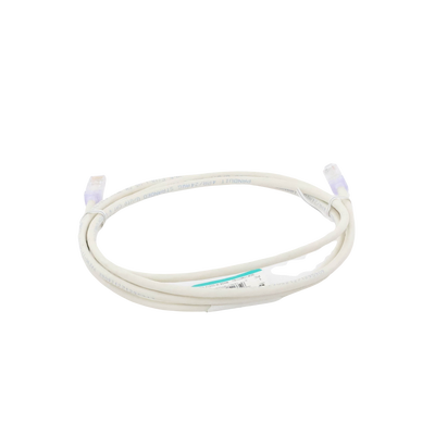 Cable de Parcheo UTP Categoría 6, con Plug Modular en Cada Extremo - 2 Metros (6.56 Pies) - Blanco Mate