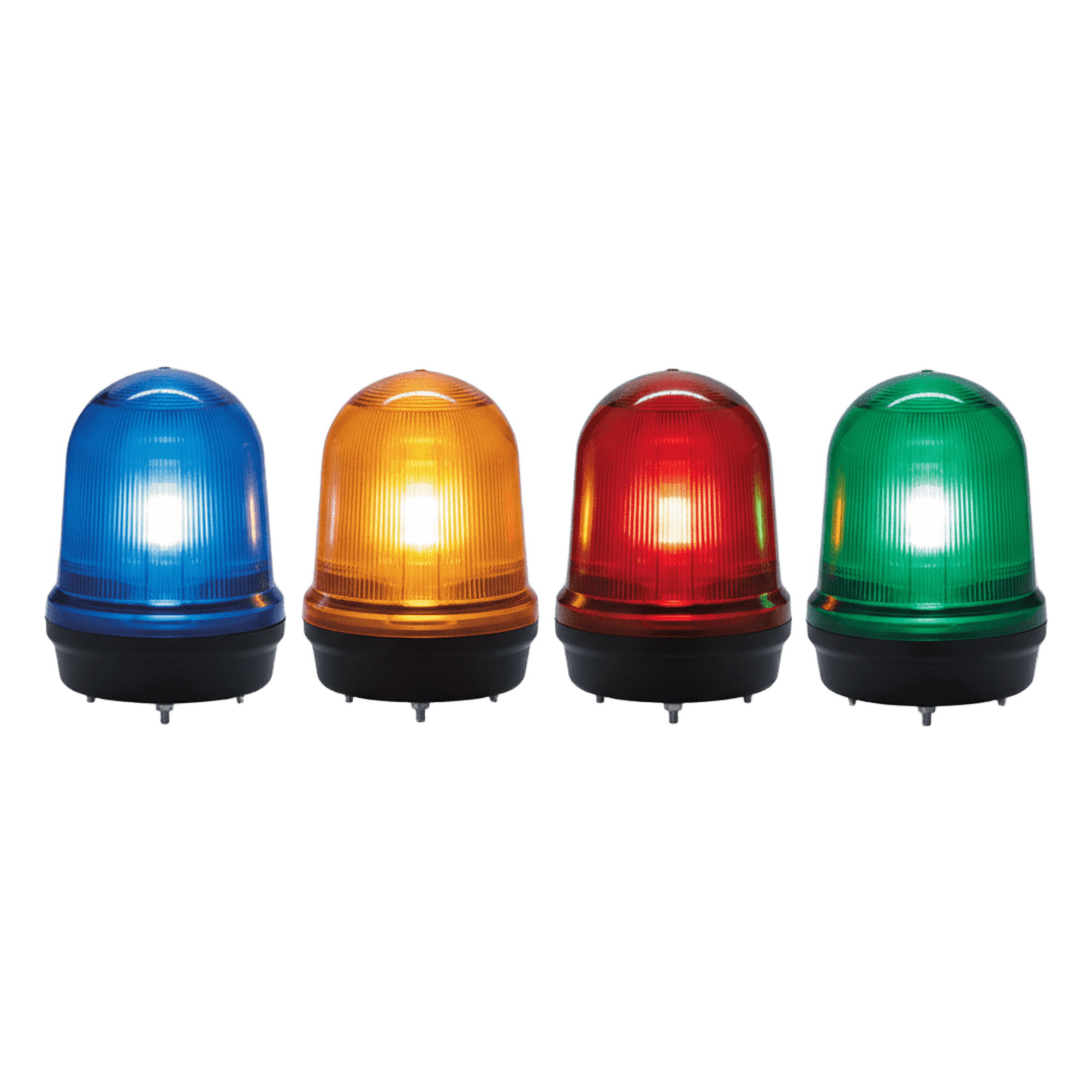 Señalizador LED Industrial / 4 Modos de Luz / Ámbar / 110-220 VCA / IP65 / -30 °C a +50 °C