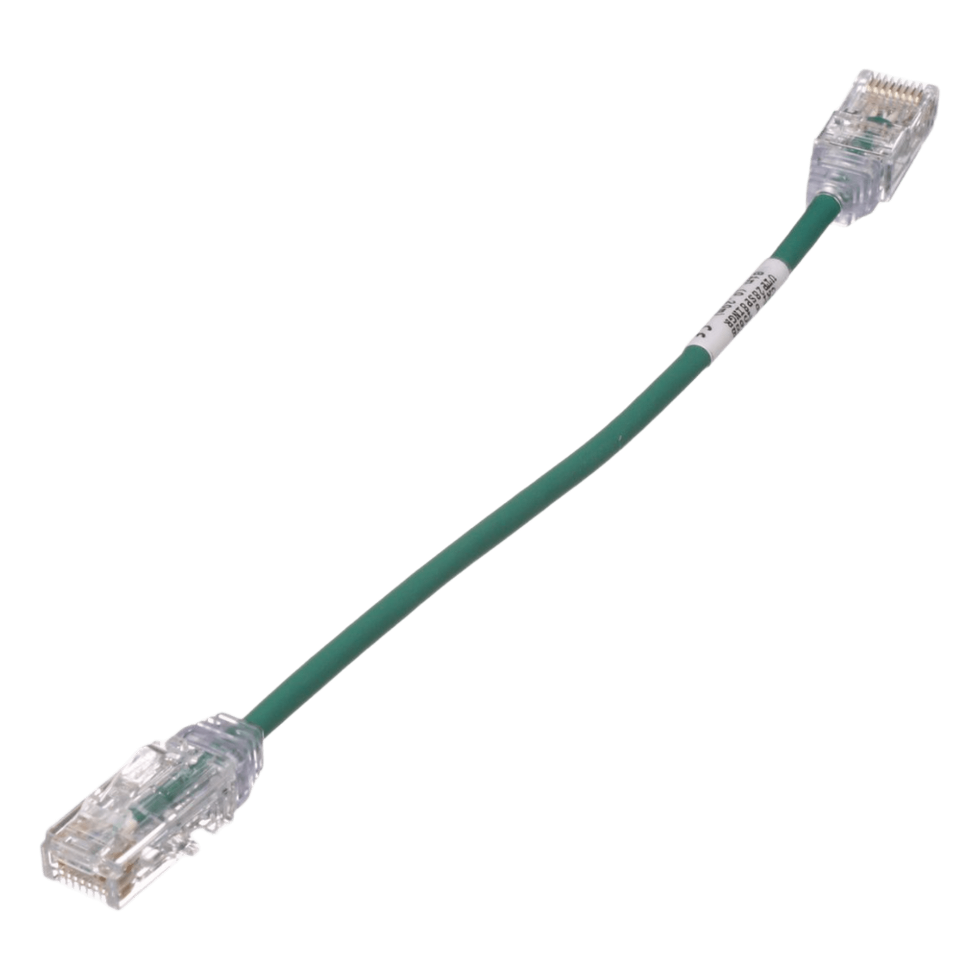 Cable de Parcheo TX6, UTP Cat6, Diámetro Reducido (28AWG), Color Verde, 20.2 cm (8 Pulgadas) — PANDUIT · SKU UTP28SP8INGR