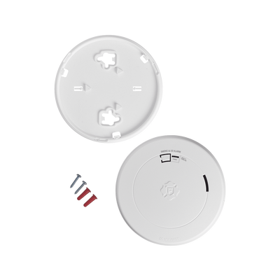 Detector Combo de Humo/CO, Autónomo, Batería Sellada de Litio de 10 años, No Requiere Panel, Diseño Ultra Delgado, No Requiere Cableado