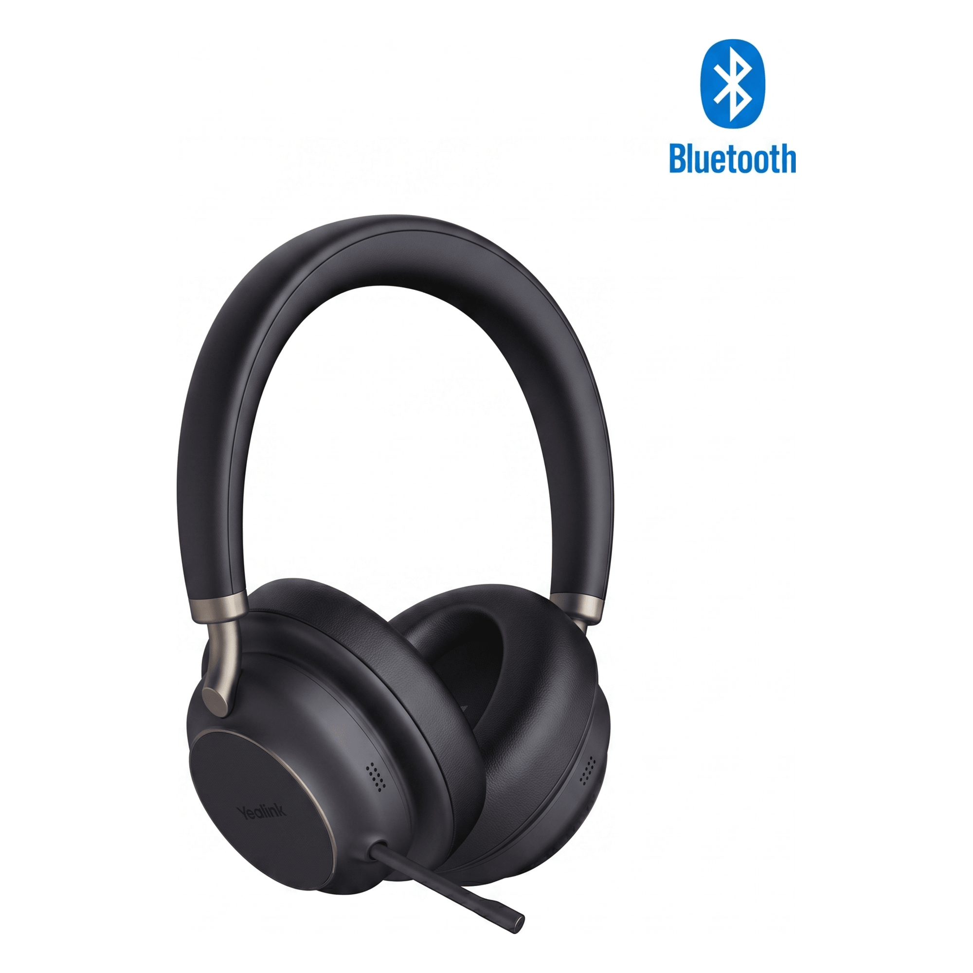 Diadema Inalámbrica BH76 Plus UC Black USB C/A de Yealink con Compatibilidad Completa para Plataformas UC y 6 Micrófonos para Voz de Alta Claridad