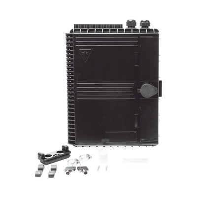 Cierre de Empalme para 24 Fusiones de Fibra Óptica, Interior/Exterior, con 16 Acopladores SC/APC y Splitter 1x16 SC/APC Incluido, IP65