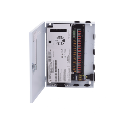 Fuente PREMIUM / 11-15 V / 18 canales / 30 A / Alta tecnología en seguridad / Doble ventilador / Hasta 1.85 Amperes por Salida / Filtro de Ruido por canal / Diseño de alta gama.