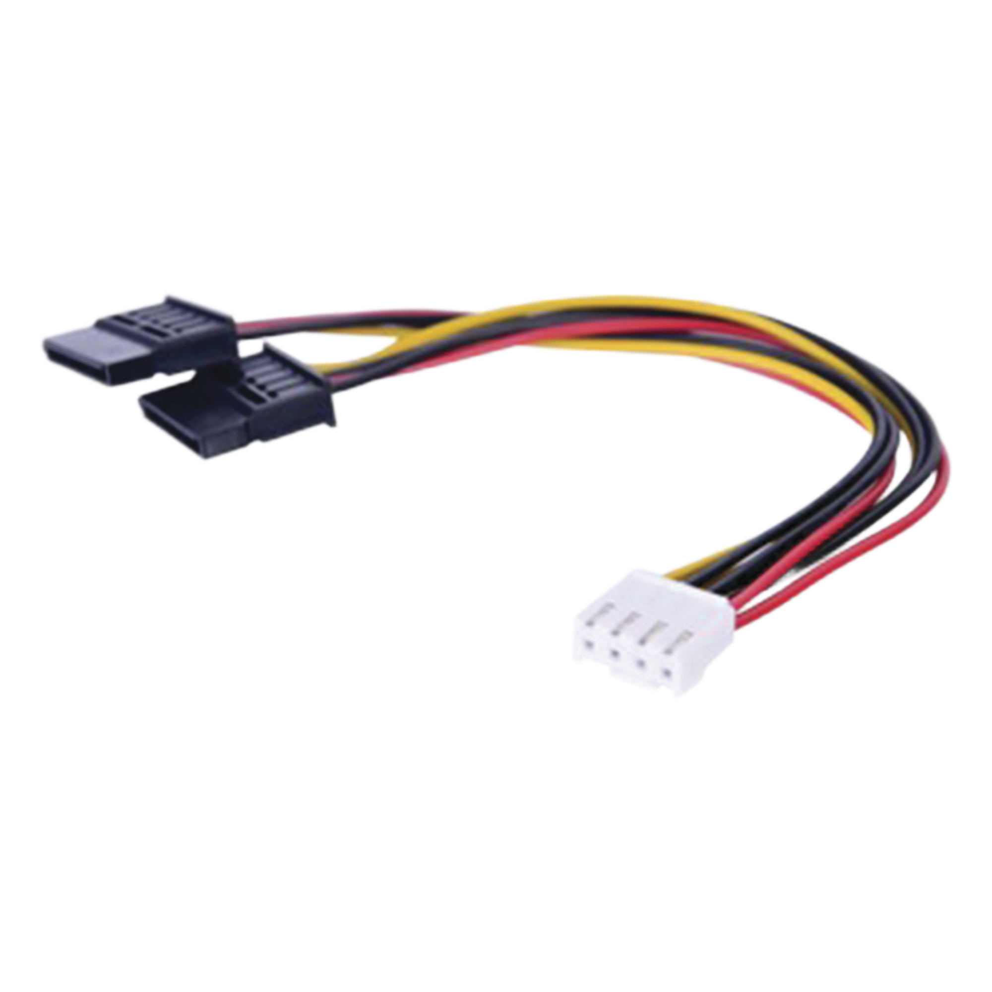 Cable Doble de Corriente SATA / Compatible con DVR´s epcom y HIKVISION / 15 cm de Longitud · SKU 101-502-130