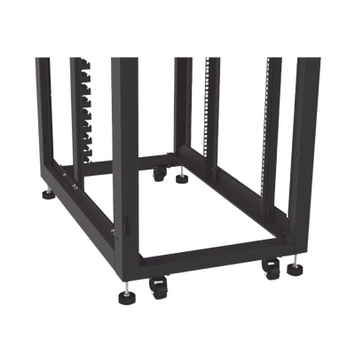 Gabinete para Telecomunicaciones Rack Estándar de 19", 42UR, 600 mm Ancho x 1000 mm Profundidad. Fabricado en Acero, Se envía el Gabinete Armado.