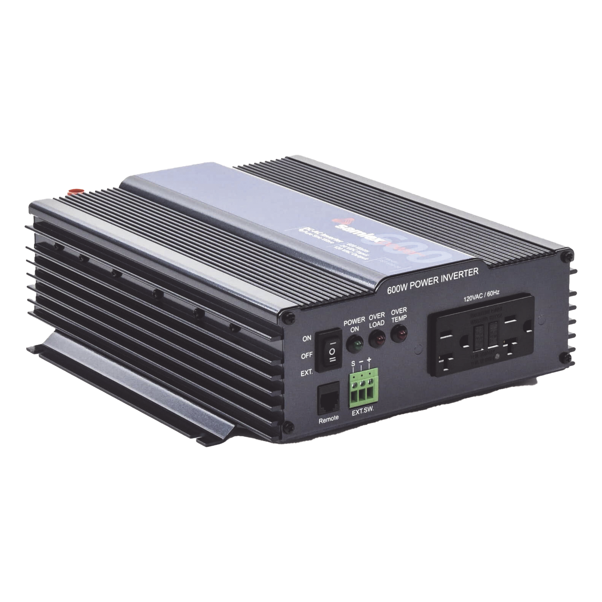 Inversor de Corriente Onda Pura 600W, Entrada 24 Vcc, Salida 120 Vca  — SAMLEX · SKU PST-600-24