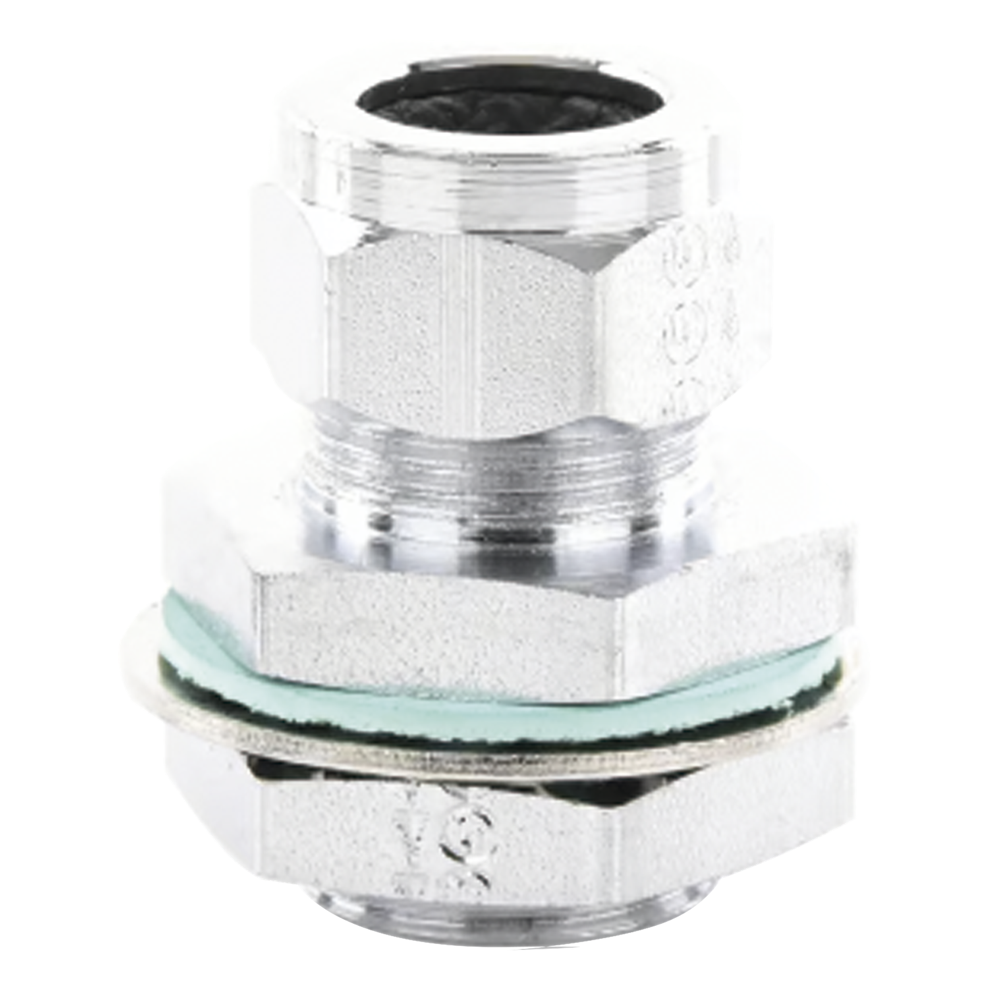 Conector de sello de compresión para conduit EMT de 1/2 pulgada, usado en la línea de detección de sistemas de supresión contra incendio WHDR e IND — KIDDE · SKU WK-265046-040