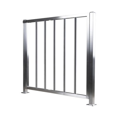 PUERTA ACERO INOXIDABLE DE MEDIO CUERPO — ACCESSPRO · SKU XD100MC