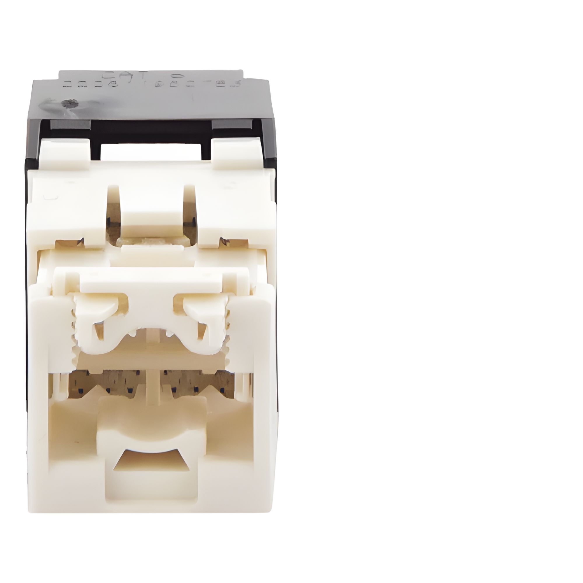 Conector Jack RJ45 Estilo TG, Mini-Com, Categoría 6, de 8 Posiciones y 8 Cables, Color Negro