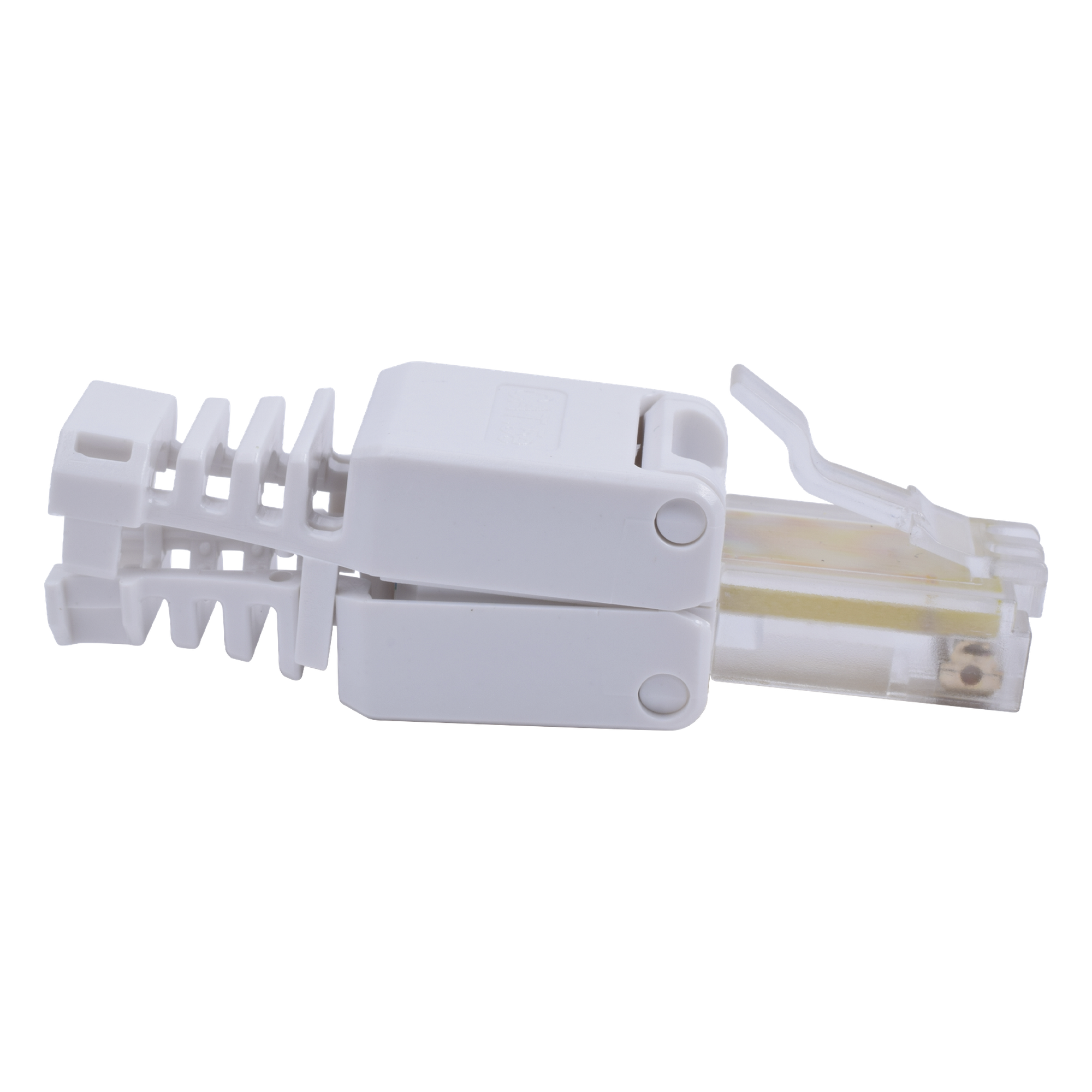 Plug de Campo RJ45 / Cat5e y Cat6 / Sin Herramientas / 1000 VCC / T-568A/B / Policarbonato