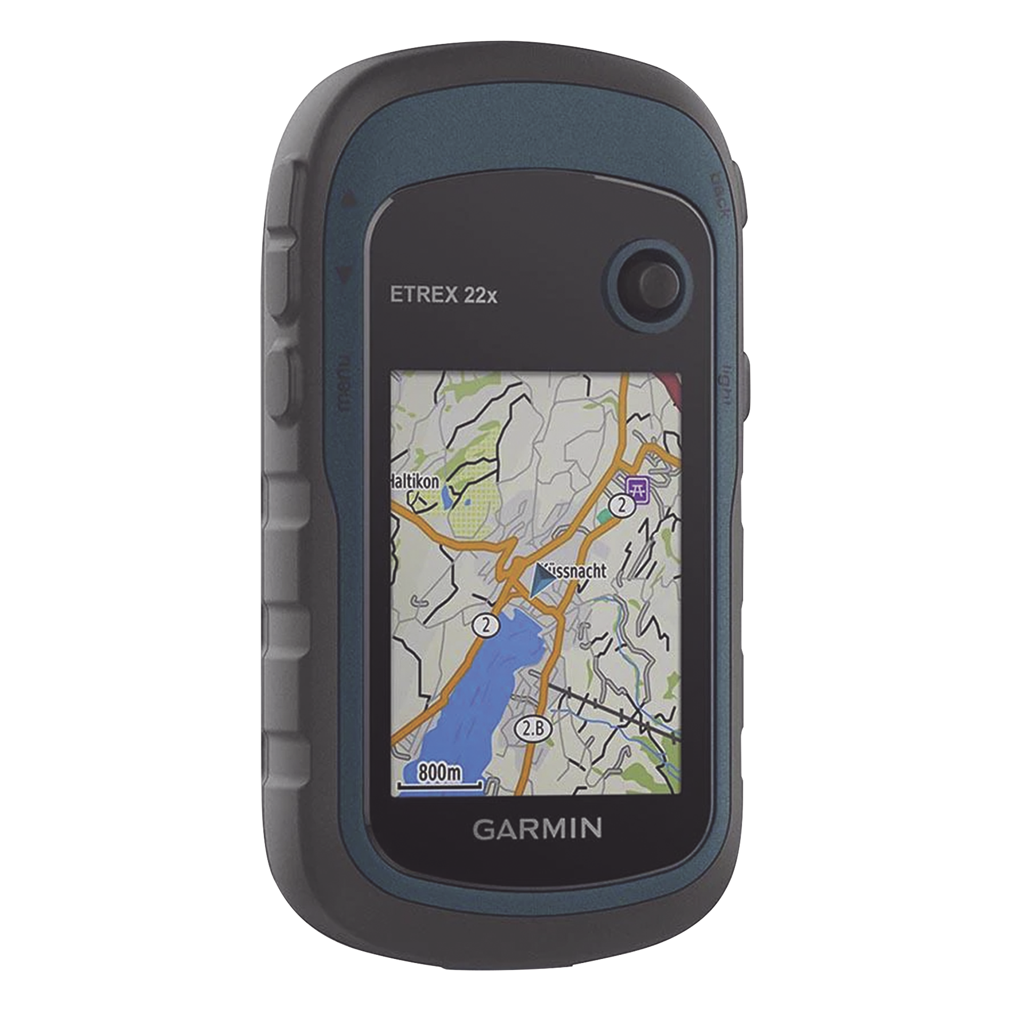 GPS Portátil eTrex 22 para Actividades al Aire Libre / Pantalla TFT Transflectiva de 2.2 Pulgadas / Resolución 240 x 320 Píxeles / 8 GB de Memoria / Mapas Preinstalados de Europa / Resistencia al Agua IPX7 / Compatible con microSD / B — GARMIN · SKU 10-02256-00