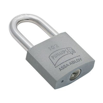 Candado de Hierro Sólido de Alta Resistencia / Gancho Largo / Llave PH-32 para 4 Pernos de Combinación / Para Condiciones Secas y Protegidas.