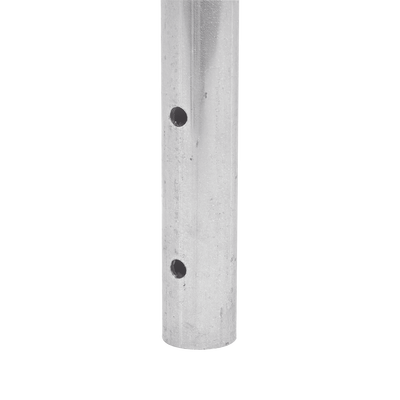 Poste de ESQUINA para Cerca Electrificada. Tubo Galvanizado cal. 18 de 1" Diam. y 0.8m Alto con Tapón, ideal para 3 Aisladores 