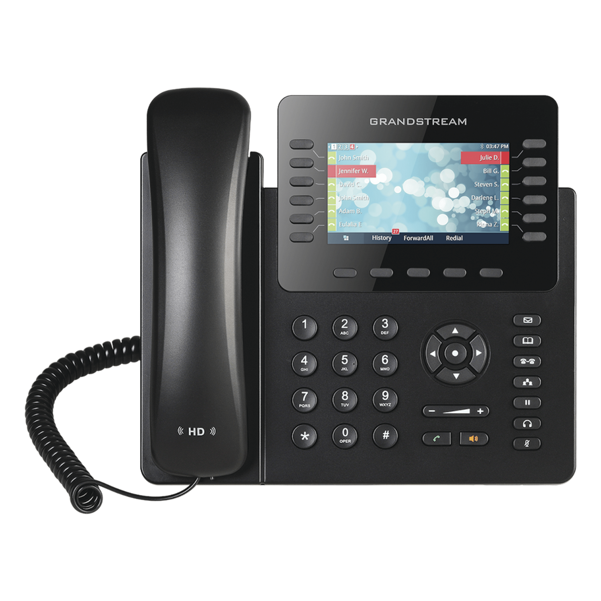Teléfono IP empresarial de 12 Líneas con 5 teclas de función y conferencia de 4 vías, PoE — GRANDSTREAM · SKU GXP-2170