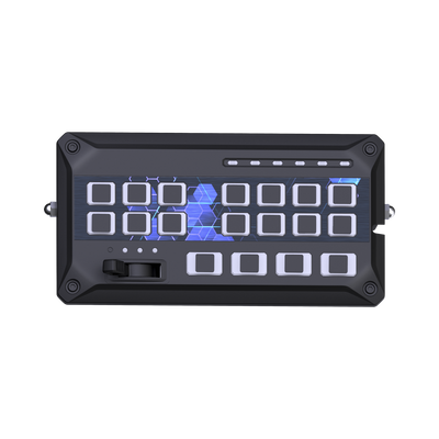 Sirena Vehicular de 200W de Potencia, Con Controlador de Panel Deslizante de 19 botones, indicador de flecha de tráfico de 6 LED, 12 Salidas Auxiliares